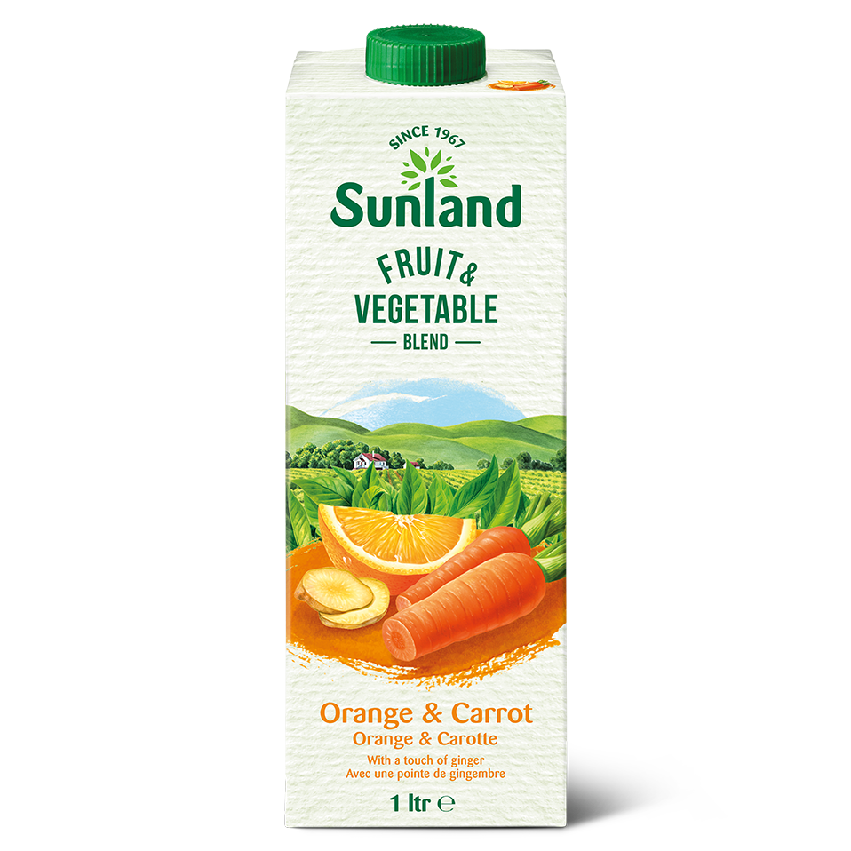 Orange & carrot blend with a touch of ginger
